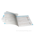 Personalizado Softcover Saddle Stitch Folletos Libro de trabajo